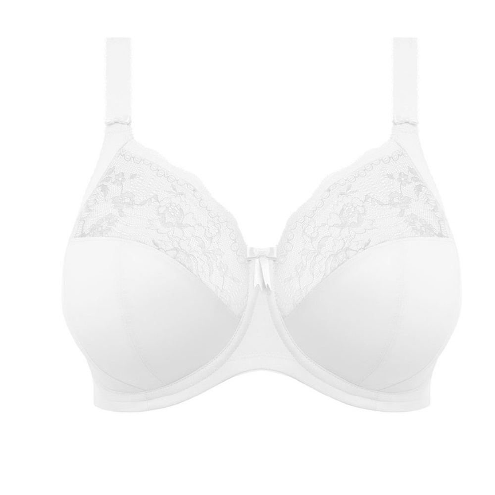 ✨ NWT Elomi Morgan Underwire Banded Bra — White Lace US 38M | UK 38J - Picture 4 of 8